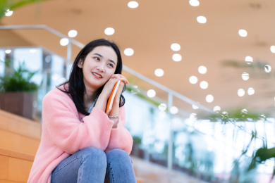 对未来充满期待的大学生