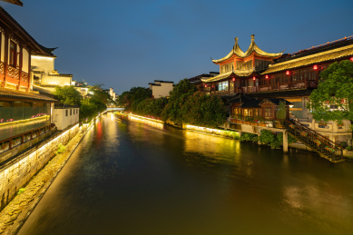 南京夫子庙秦淮河