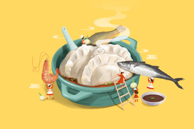 海鲜饺子
