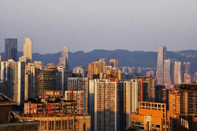 重庆渝中城市建筑风光