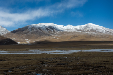 中国西藏拉萨青藏铁路沿线风光