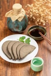 酱羊肝特写
