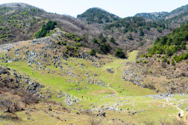 陕西省镇安县北阳山喀斯特地貌