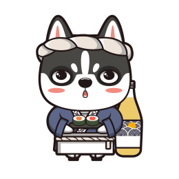 穿衣服拿食物的狗