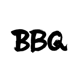 手写汉字书法字体BBQ