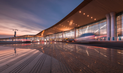 重庆江北国际机场T3航站楼街景
