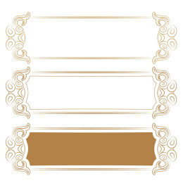 传统文化边框装饰矢量设计