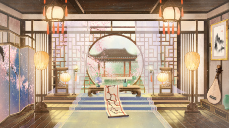 古风室内场景