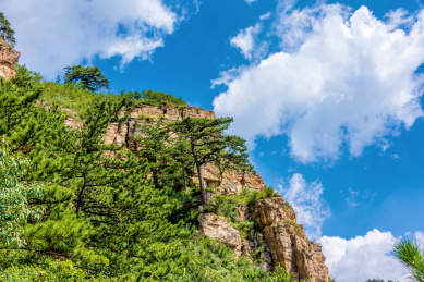 中国山西大同北岳恒山山景