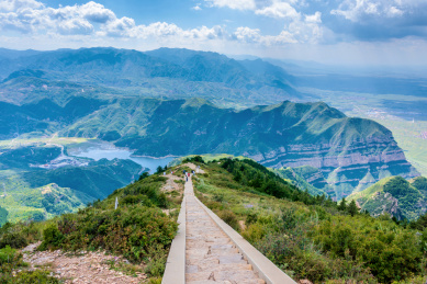 中国山西大同北岳恒山之巅