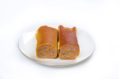 特色美食小吃豆腐皮肉卷