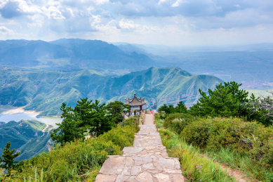 中国山西大同北岳恒山邈幽亭