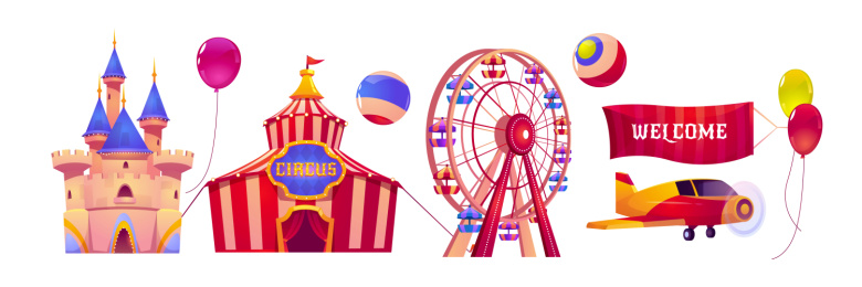 游乐场设施插图