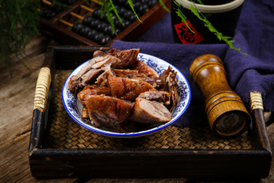 中餐特色美食秘制香酥鸭