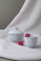 手工拉胚仿古茶具