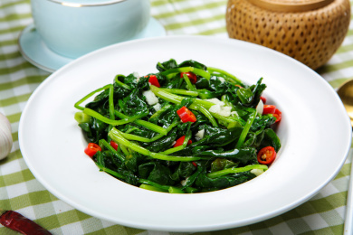家常菜炒时蔬菠菜