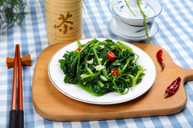 家常菜炒时蔬菠菜
