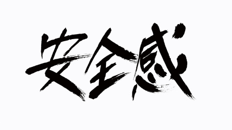 中国风书法汉字字体设计安全感
