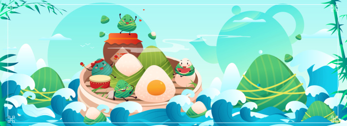 端午节传统国风美食粽子