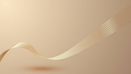 抽象金色波形光线抽象质感纹理背景