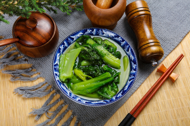 清淡可口的小苦菜芥菜汤