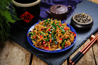 特色菜软骨脆丝