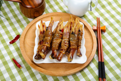 安徽特色美食水阳三宝鸭脚包