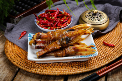 安徽特色美食水阳三宝鸭脚包