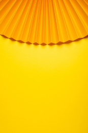 黄色纸扇时尚海报背景    