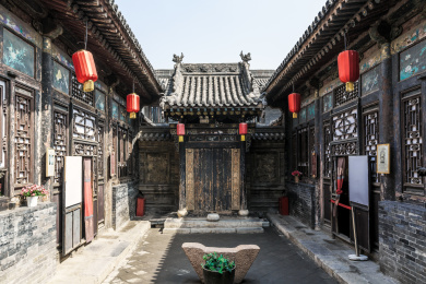 中国山西平遥古城晋商大院百川通票号四合院