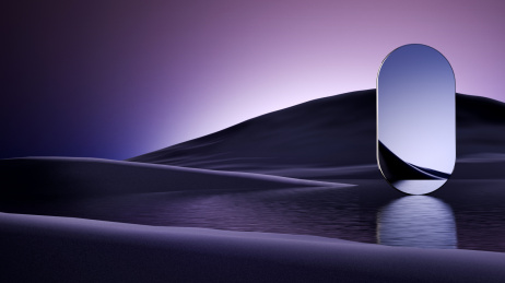 奇幻沙漠水中镜