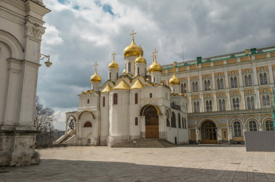 俄罗斯莫斯科红场克里姆林宫建筑外观