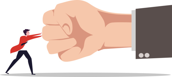 企业人才创业竞争金融概念插画