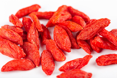 红色饱满的枸杞