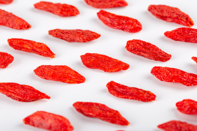 红色饱满的枸杞