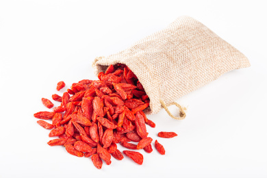 红色饱满的枸杞