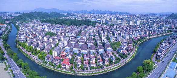 桂林小东江城市建筑