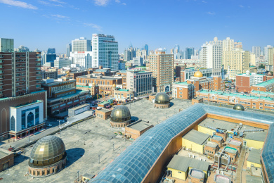 中国新疆乌鲁木齐市天山区国际大巴扎