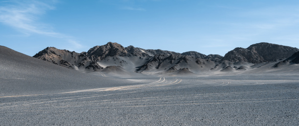 中国青海冷湖镇黑山戈壁风光
