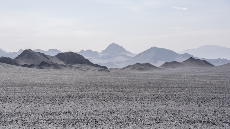 中国青海冷湖镇黑山戈壁风光