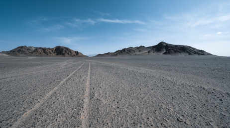 中国青海冷湖镇黑山戈壁风光