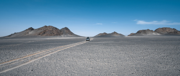 中国青海冷湖镇黑山戈壁风光