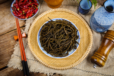 特色野菜食材核桃花柱菜