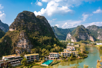 中国广西大新明仕田园秘境丽世