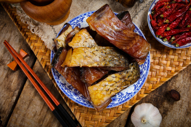 美味海产食材咸鱼块