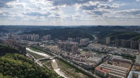 陕西省延安市城市风光