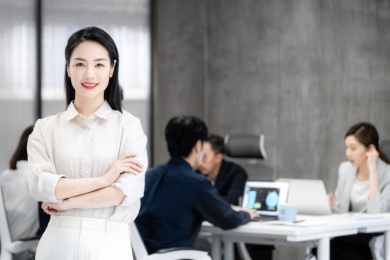 东方商务女性形象