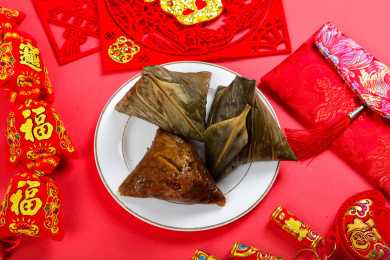 中国传统美食端午节粽子