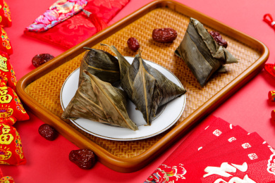 中国传统美食端午节粽子