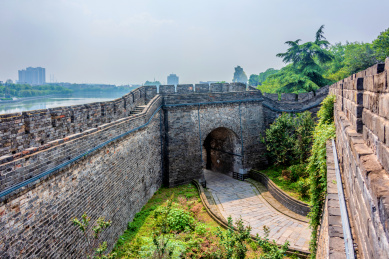 中国湖北荆州古城公安门